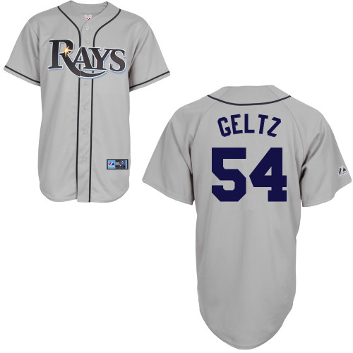 Steve Geltz #54 mlb Jersey-Tampa Bay Rays Women's Authentic Road Gray Cool Base Baseball Jersey